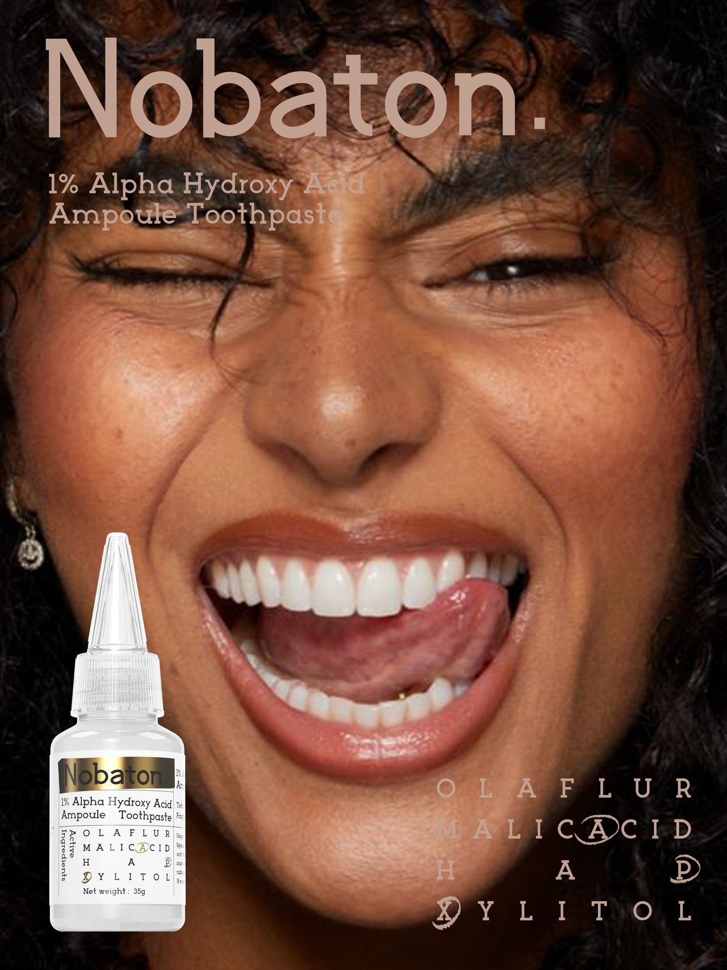 1% Fruit Acid Whitening Toothpaste