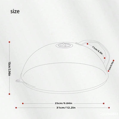 Microwave Splatter Cover with Handle, Reusable Microwave Lid for Food, Modern Kitchen Utensils, Kitchen Gadgets, Kitchen Accessories