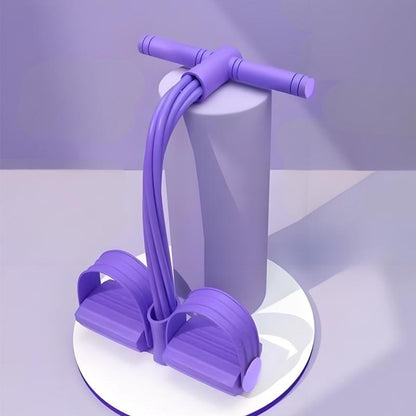 Multifunction Pedal Resistance Trainer with 6 Tubes – Stronger Resistance for Effective Training, Portable Foot Pedal Exerciser for Full-Body Home Workout, Stretching & Fitness Training