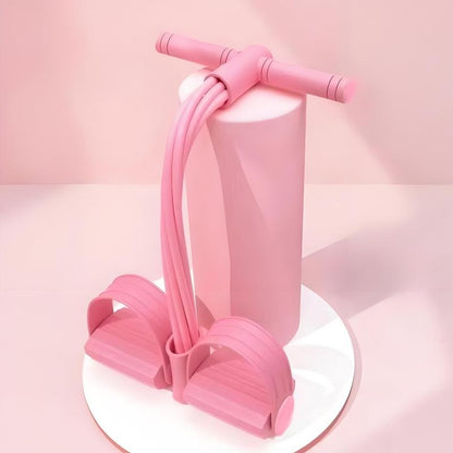 Multifunction Pedal Resistance Trainer with 6 Tubes – Stronger Resistance for Effective Training, Portable Foot Pedal Exerciser for Full-Body Home Workout, Stretching & Fitness Training