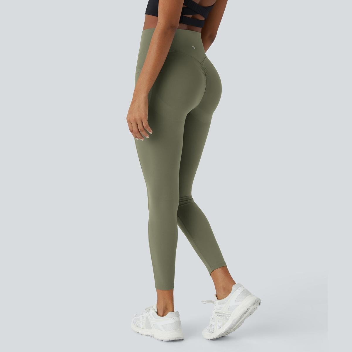 High Waisted Scrunch Butt Lifting Tummy Control Pocket Shaping Training Leggings