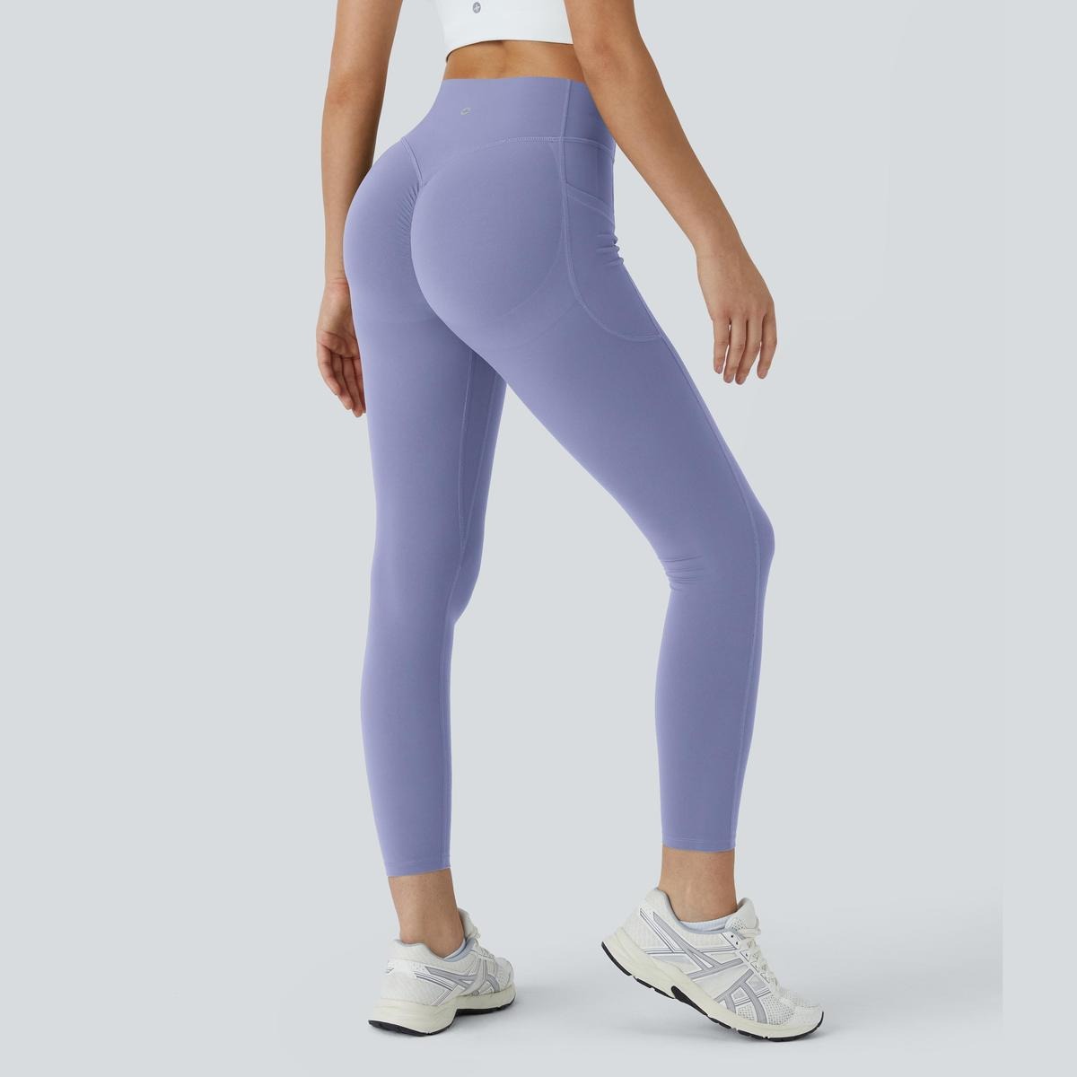 High Waisted Scrunch Butt Lifting Tummy Control Pocket Shaping Training Leggings