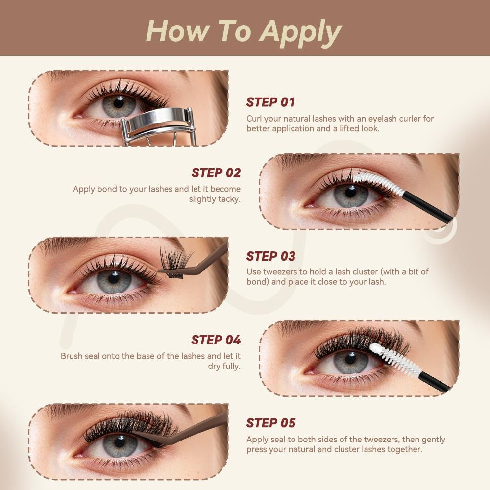 Spider Lashes Breeze | DD Curl Kylie&Kim Lashes MaxComfi Vibe but Better Long-Lasting Waterproof & Super Soft&Thin Band | Venus Velure Waterproof Long-Lasting Natural Daily  Beginner-Friendly DIY Lashes for Flawless Voluminous Look Trendy Must-Have