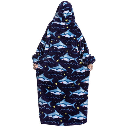 Oversized Wearable Blanket Hoodie for Women & Adults, Super Soft, Warm & Cozy with Giant Front Pocket, Perfect Christmas & Valentine's Day Gift