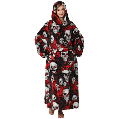 Oversized Wearable Blanket Hoodie for Women & Adults, Super Soft, Warm & Cozy with Giant Front Pocket, Perfect Christmas & Valentine's Day Gift