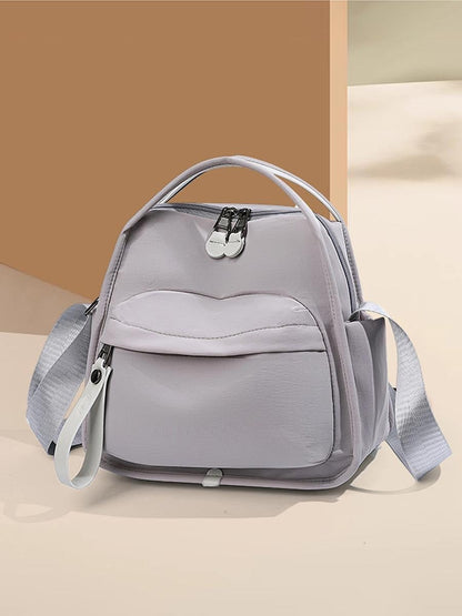 Women's Elegant Solid Color Shoulder Bag, Fashionable Zipper Crossbody Bag for Daily Use, Versatile High-quality Daily Commuting Bag