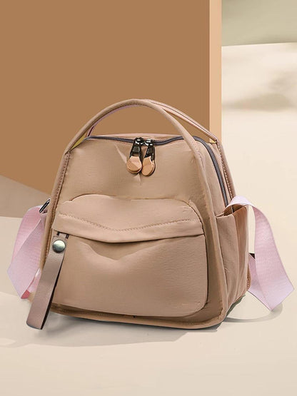 Women's Elegant Solid Color Shoulder Bag, Fashionable Zipper Crossbody Bag for Daily Use, Versatile High-quality Daily Commuting Bag