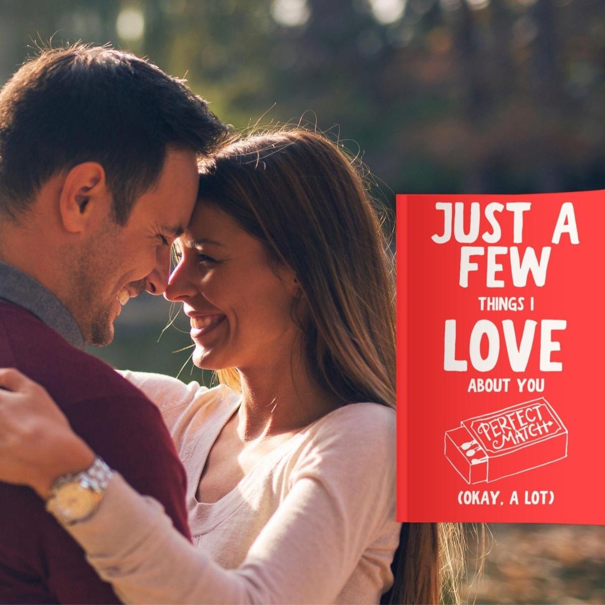 Just A Few Things I Love About You (Okay, A Lot) Romantic Couples Fill-In-The-Blank Gift Book. Love Letter Gift for Valentines Day, Anniversary, Birthday by LARKINROAD