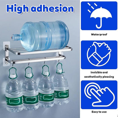 BUY 16 Get 16 Free 32-Piece No-Drill Screw Stickers, Strong Adhesive No-Nail, No Drilling Required Adhesive Wall Hooks Wall Mount Screw Hooks Picture Hangers Without Nails for Hanging 2.25 * 2.25 * 0.4 Inch for Kitchen, Bathroom, Home