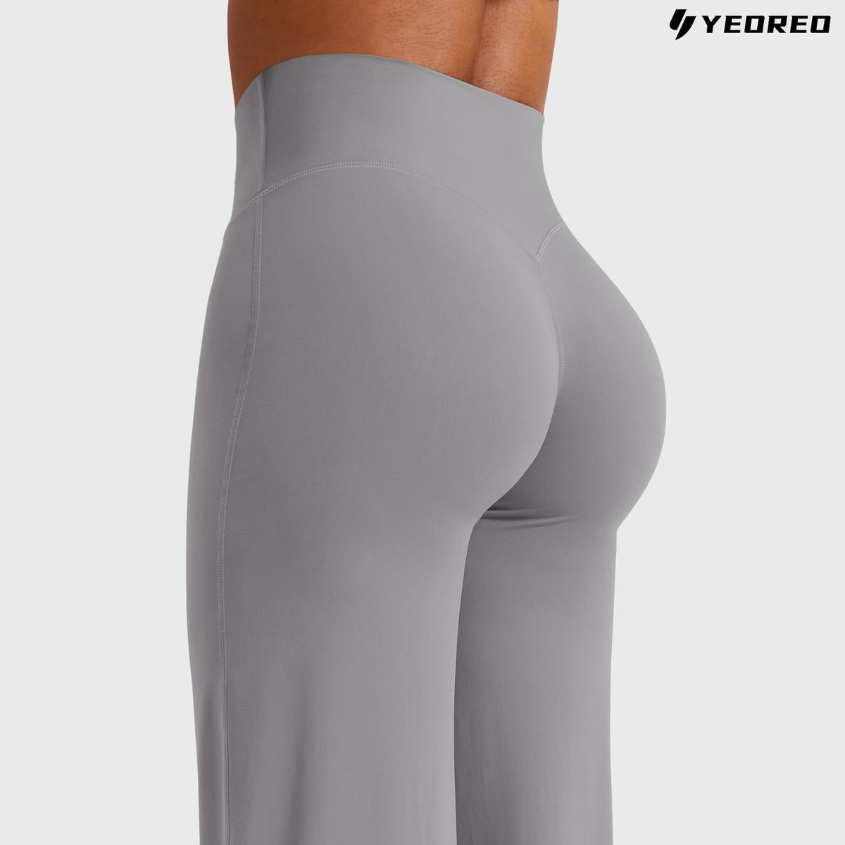 Leggings High-Waist Straight-Leg No Front Seam Buttery Soft Gym Yoga Pants for Women Fitness Tights