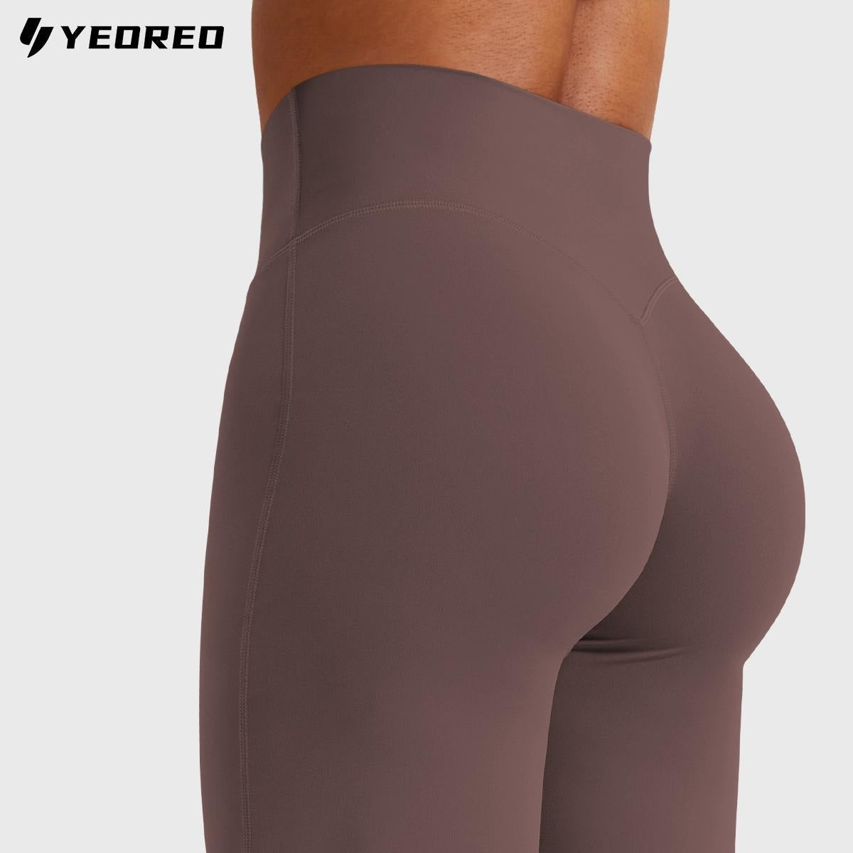 Leggings High-Waist Straight-Leg No Front Seam Buttery Soft Gym Yoga Pants for Women Fitness Tights