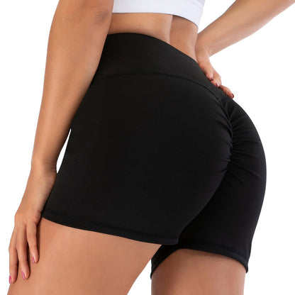 Yoga Clothing Fitness Running Breathable Sports Butt-Lifting Tight-Fitting Three-Quarter Yoga Pants Peach Butt Shorts