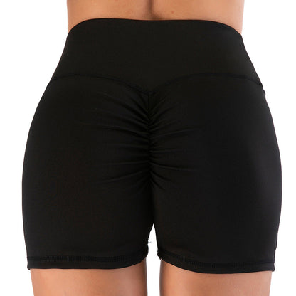 Yoga Clothing Fitness Running Breathable Sports Butt-Lifting Tight-Fitting Three-Quarter Yoga Pants Peach Butt Shorts