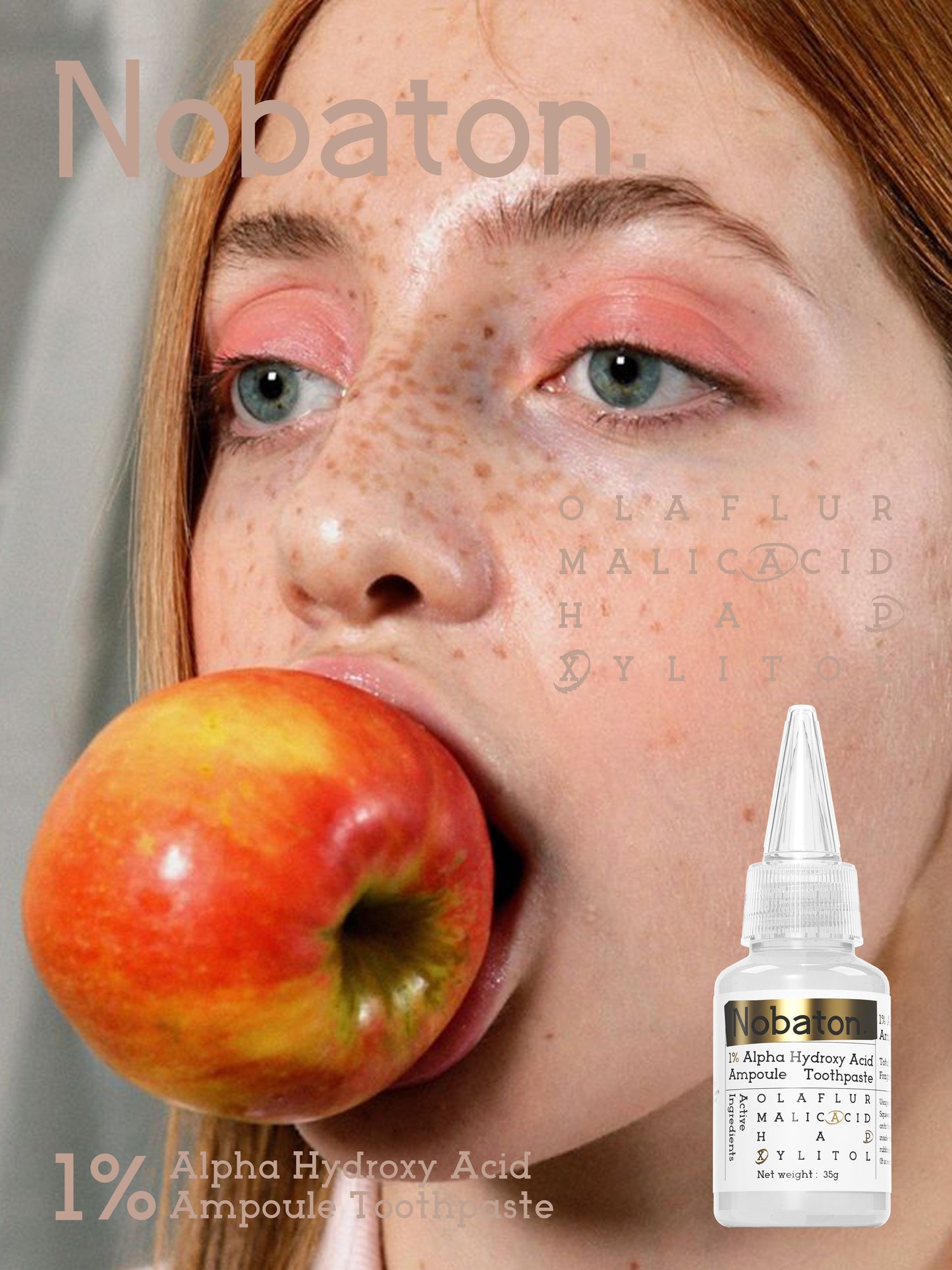 1% Fruit Acid Whitening Toothpaste