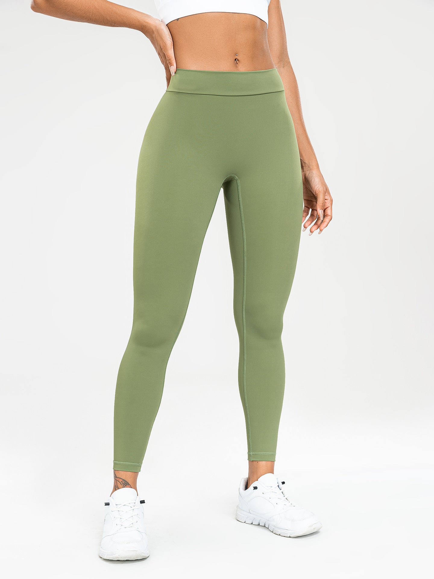 Naked-Feel Yoga Pants for Women in Barbie Pink, High-Waisted, Butt-Lifting, Outerwear, Outdoor Sports, Seamless Fitness Wear, Tight-Fitting Long Pants